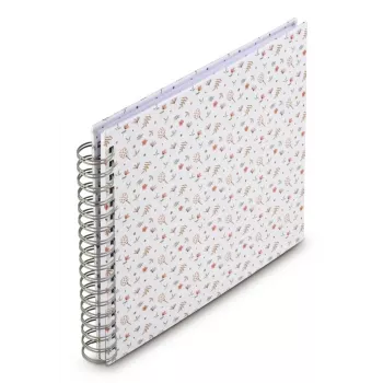 Άλμπουμ φωτογραφιών Hama Floral πολύχρωμο 100 φύλλα 10 x 15 cm σπιράλ βιβλιοδεσία