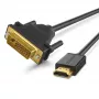 Ugreen 30116 Καλώδιο βίντεο-αντάπτορας 1 m DVI HDMI Μαύρο