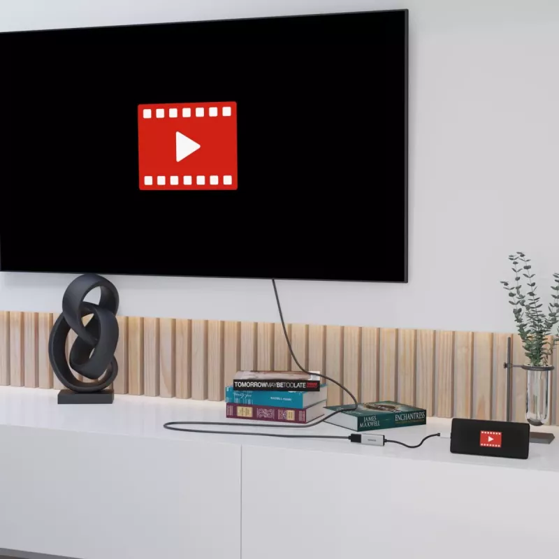 Καλώδιο αντάπτορας βίντεο USB Type-C HDMI Marmitek 08369