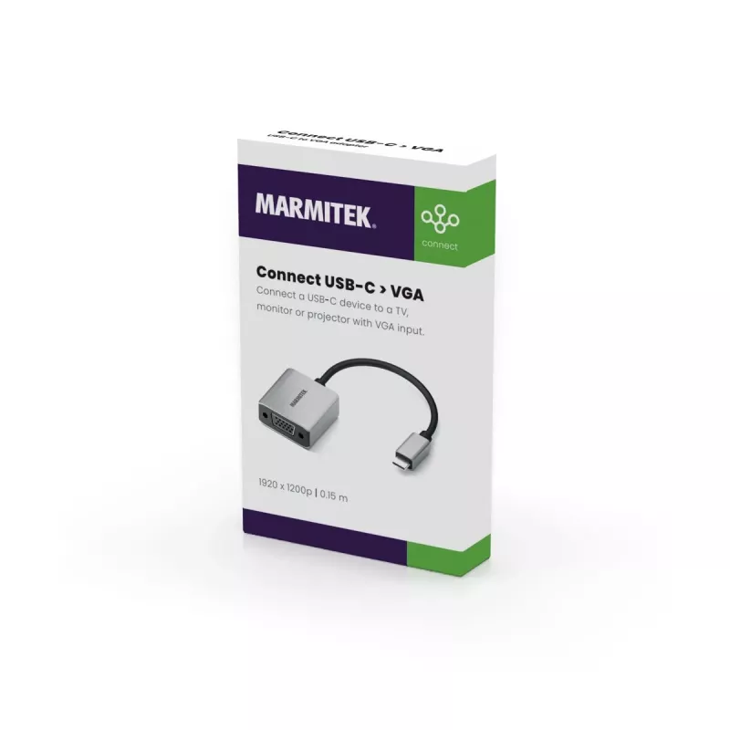 Marmitek Connect USB C to VGA - Αντάπτορας USB-C σε VGA