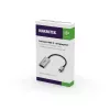 Marmitek 8371 προσαρμογέας βίντεο USB-C σε DisplayPort, 0,15 m, μαύρος/ασημί
