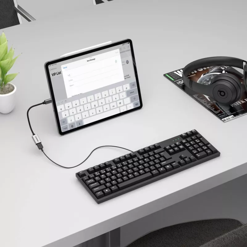 Καλώδιο USB Marmitek 08375 0,15 m USB 3.2 Gen 1 USB-C USB-A Μαύρο Ασημί