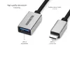 Καλώδιο USB Marmitek 08375 0,15 m USB 3.2 Gen 1 USB-C USB-A Μαύρο Ασημί