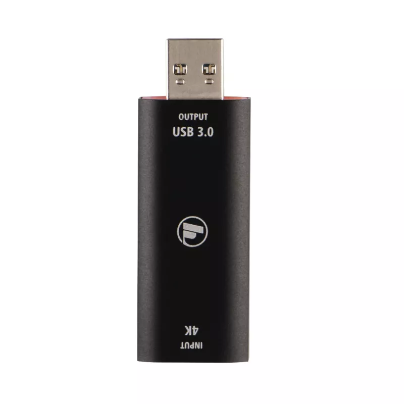 Hama 00074257 προσαρμογέας εγγραφής βίντεο, HDMI σε USB 3.0, 4K, μαύρο