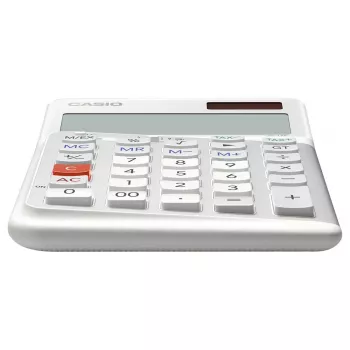 Βασική αριθμομηχανή Casio JE-12E-WE Desktop 12 ψηφία λευκό