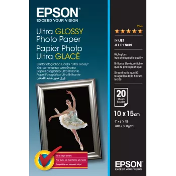 Epson Ultra Glossy Photo Paper - 10x15cm - 20 φύλλα