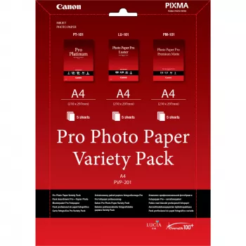 Canon PVP-201 Pro Φωτογραφικό χαρτί ασορτί A4 - 15 φύλλα