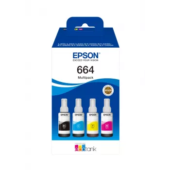 Μελάνι Epson Ink C13T664640 BK,C,M,Y