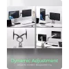 Βάση οθόνης icybox 61085 για 2 οθόνες με στήριξη γραφείου – Βάση οθόνης γραφείου με δύο βραχίονες