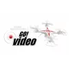 Revell 23858 κάμερα drone quadrocopter GO! VIDEO 2.4 GHz RTF κόκκινο/λευκό