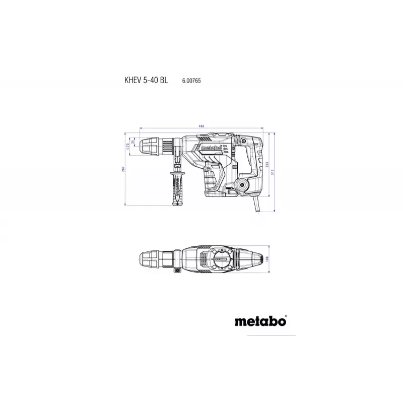 Metabo KHEV 5-40 BL σφυροδράπανο