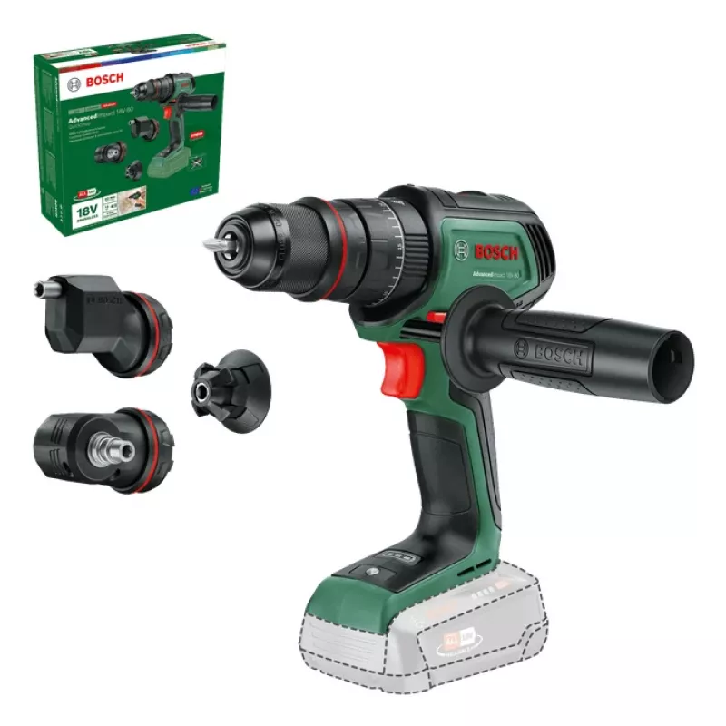 Bosch 0 603 9E2 103 κρουστικό δραπανοκατσάβιδο μπαταρίας 1950 U/min μαύρο, πράσινο