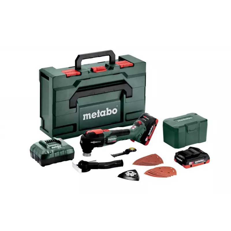 Metabo MT 18 LTX BL QSL πολυεργαλείο μπαταρίας, 18 V, με 2 μπαταρίες