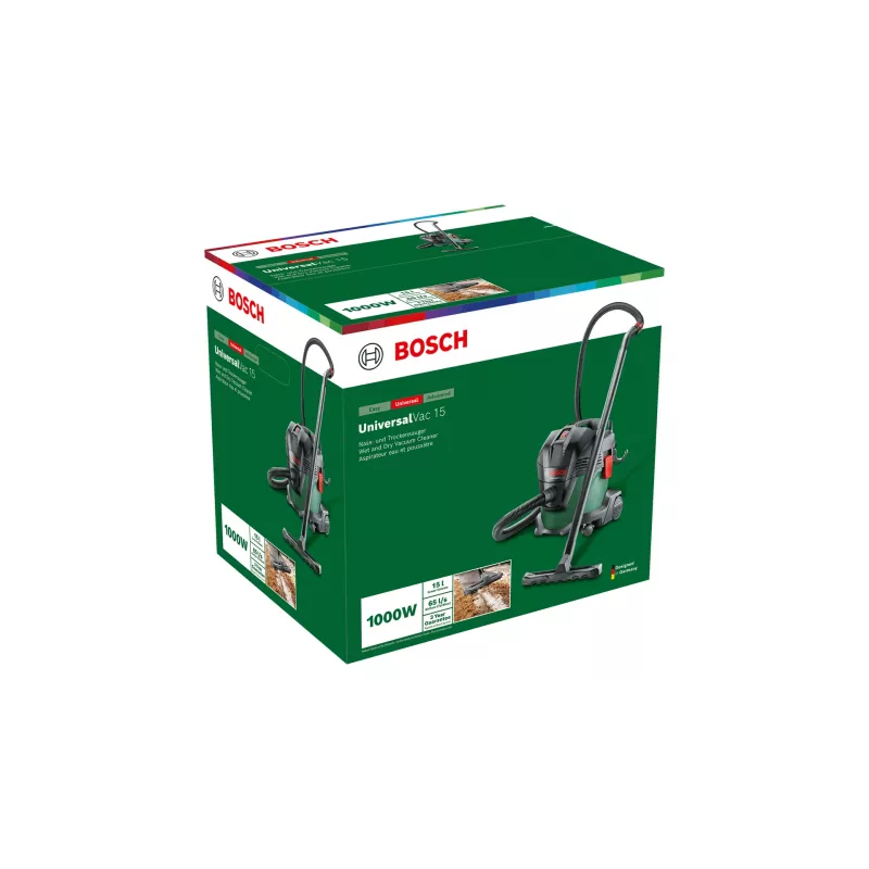 Bosch UniversalVac 15 μαύρο, πράσινο 15 L 1000 W