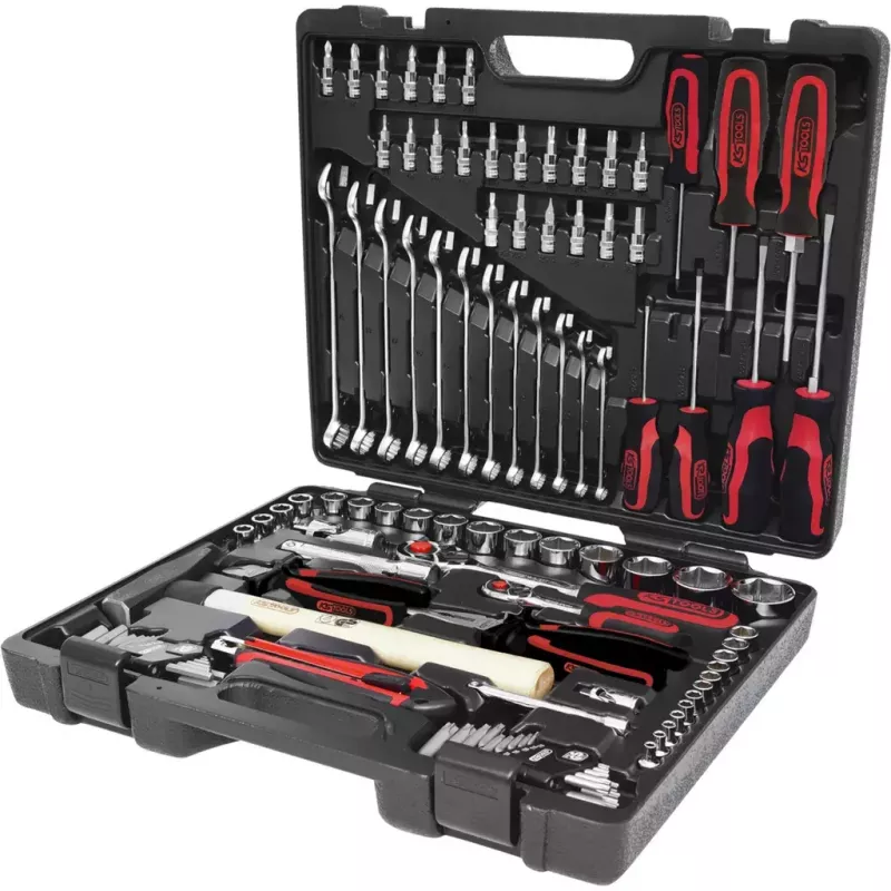 KS Tools CHROMEplus βαλίτσα εργαλείων 1/4 inch + 1/2 inch, 97 τεμ. (918.0797)