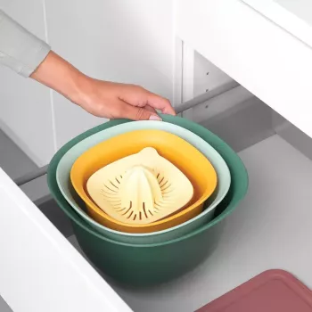 Σετ Brabantia Tasty+ Στοιβαζόμενο 3,2L Μπλε Πράσινο Κίτρινο