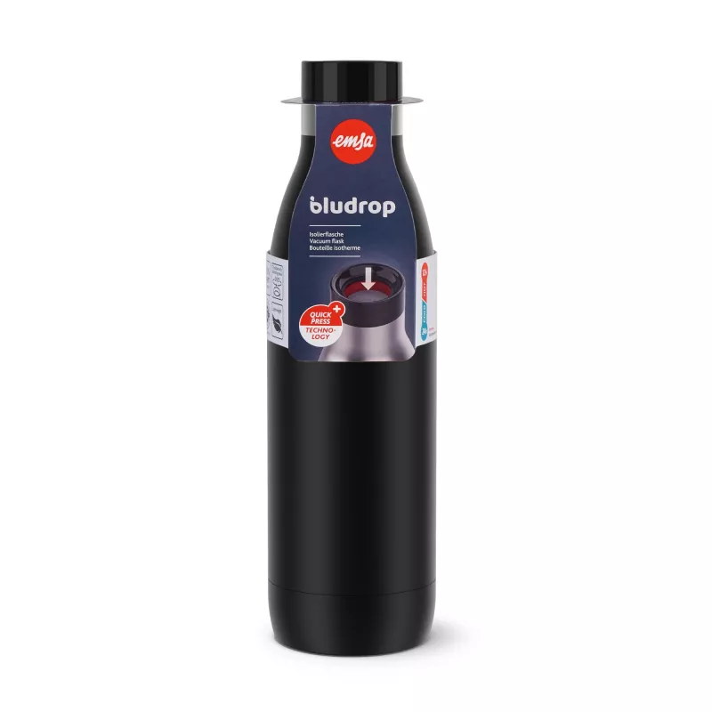 EMSA Bludrop Color N31109 Καθημερινή χρήση 700 ml Ατσάλι Μαύρο