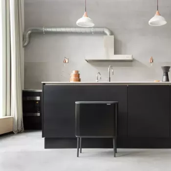 Κάδος απορριμμάτων Brabantia 316067 33L ορθογώνιος ανοξείδωτο ατσάλι μαύρος