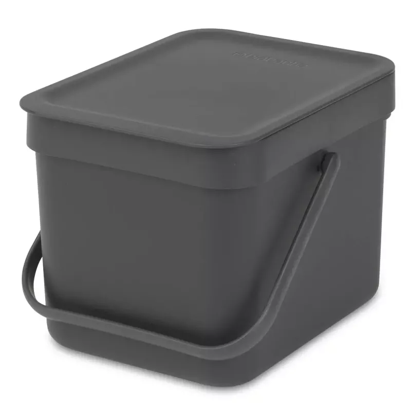 Κάδος απορριμμάτων Brabantia 109720 6L ορθογώνιος γκρι