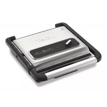 Γκριλ επαφής Tefal Inicio GC242D 2000W μαύρο ανοξείδωτο ατσάλι