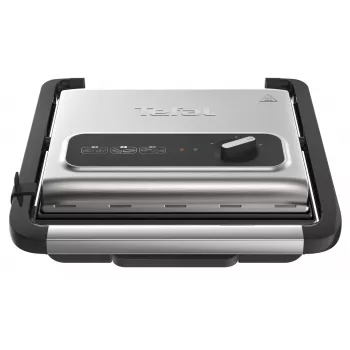 Γκριλ επαφής Tefal Inicio GC242D 2000W μαύρο ανοξείδωτο ατσάλι