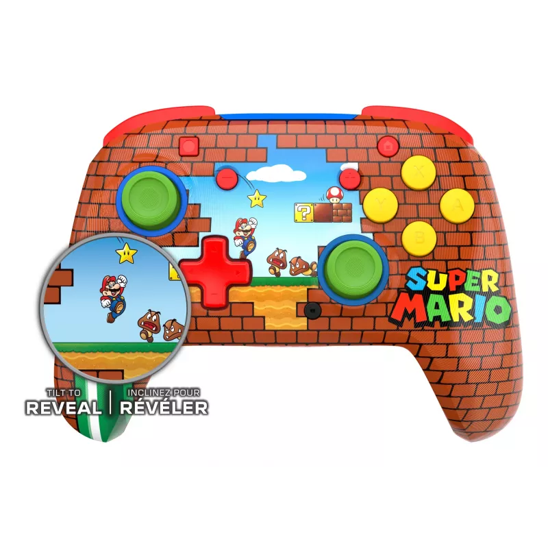 Turtle Beach Rematch ασύρματος χειριστήριο για Nintendo Switch, Mario Bricks Reveal