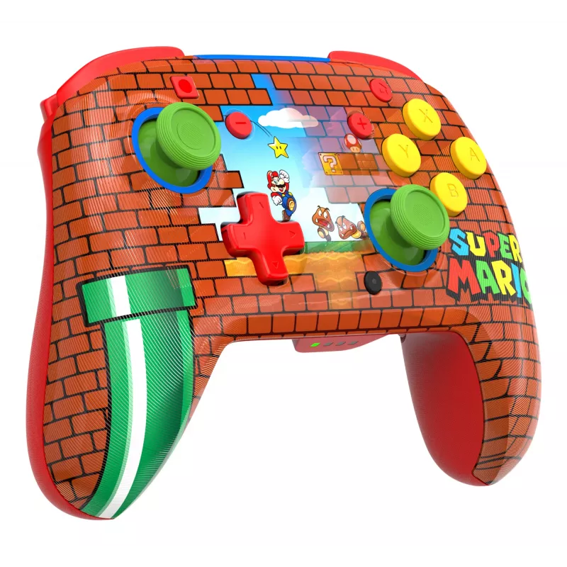 Turtle Beach Rematch ασύρματος χειριστήριο για Nintendo Switch, Mario Bricks Reveal