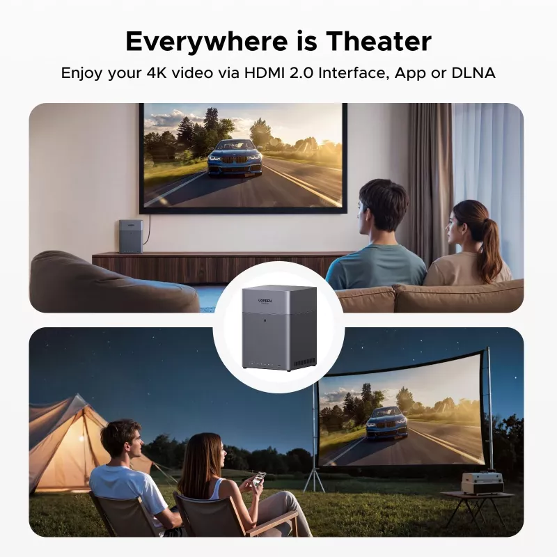 UGREEN NAS DH4300 Plus 4-bay 120TB με 2.5GbE και USB-C