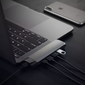 Βάση φορητού υπολογιστή Satechi ST-TCPHEM Thunderbolt 3 γκρι