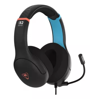 Turtle Beach Airlite Fit Charcoal μαύρο ενσύρματο gaming headset με μικρόφωνο Flip-to-Mute, άνεση over-ear