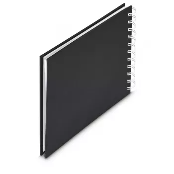 Hama Fine Art φωτογραφικό άλμπουμ μαύρο 30 φύλλα 14 x 14 cm σπιράλ βιβλιοδεσία