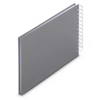 Hama 00009836 φωτογραφικό άλμπουμ γκρι 50 φύλλα 10 x 15 σπιράλ βιβλιοδεσία