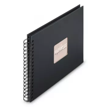 Hama 00009834 φωτογραφικό άλμπουμ μαύρο 100 φύλλα 10 x 15 σπιράλ βιβλιοδεσία