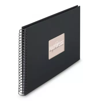 Hama 00009835 φωτογραφικό άλμπουμ μαύρο 300 φύλλα 10 x 15 σπιράλ βιβλιοδεσία