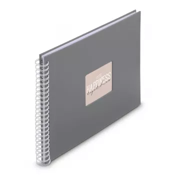 Hama Fine Art φωτογραφικό άλμπουμ γκρι 300 φύλλα 10 x 15 cm σπιράλ βιβλιοδεσία