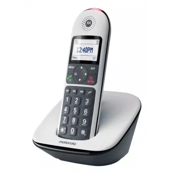 Ασύρματο τηλέφωνο MOTOROLA CD5001 Λευκό DECT 1,8 GHz, μεμονωμένο ακουστικό