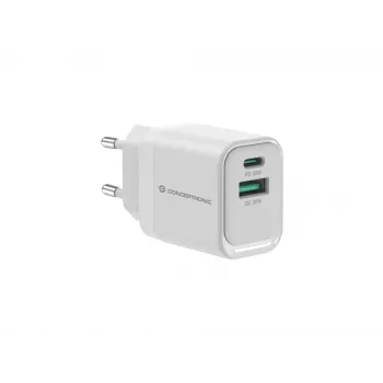 Conceptronic ALTHEA19W33 Φορτιστής GaN USB PD 2 θυρών 33W, USB-C x 1, USB-A x 1, QC 3.0, PPS, PD 3.0