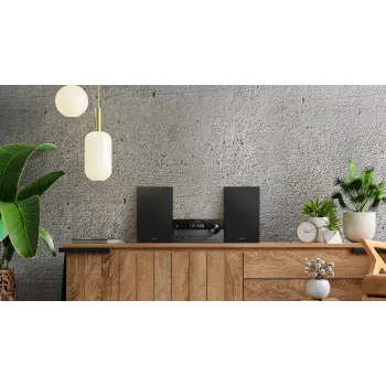 Philips TAM4505M2/12 Σύστημα ήχου σπιτιού Micro-System 80 W Μαύρο, Σκούρο γκρι