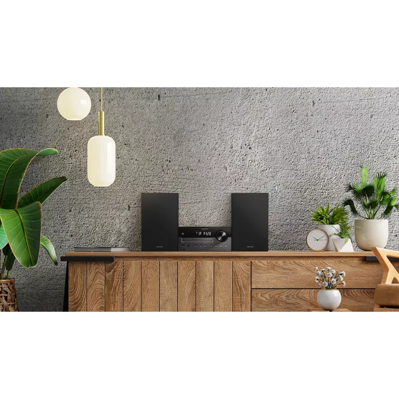 Philips TAM4505M2/12 Σύστημα ήχου σπιτιού Micro-System 80 W Μαύρο, Σκούρο γκρι