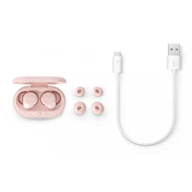 Philips TAT1209PK/00 Ακουστικά/Headset True Wireless Stereo (TWS) In-Ear Κλήσεις/Μουσική Bluetooth Ροζ