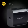 Τροφοδοτικό Intenso W20C 20W USB-C μαύρο