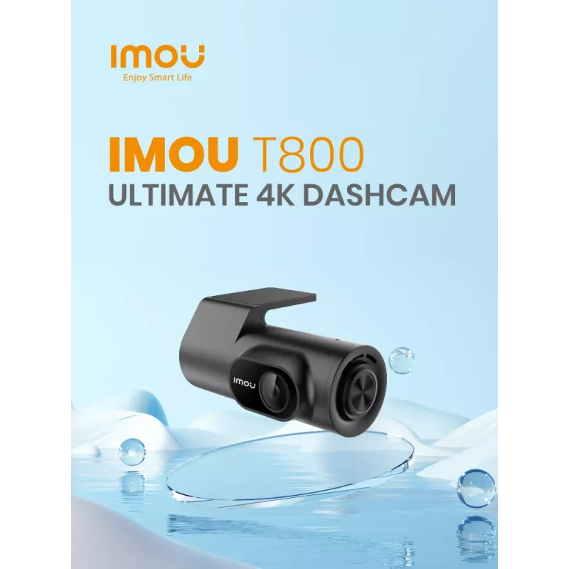 Imou T800 Dashcam 4K Ultra HD Wi-Fi DC μαύρο