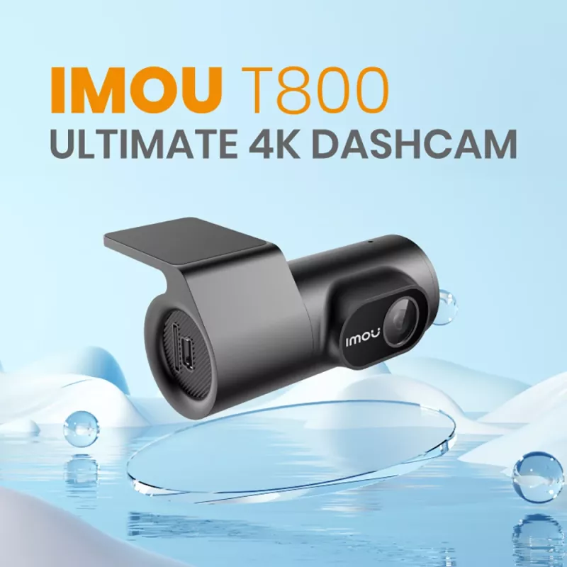 Imou T800 Dashcam 4K Ultra HD Wi-Fi DC μαύρο