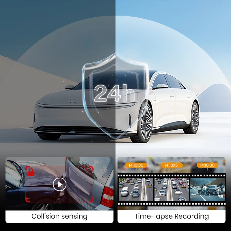 Imou T800 Dashcam 4K Ultra HD Wi-Fi DC μαύρο