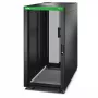 APC Easy Rack ER6422 ερμάριο δικτύου 24U 19 ιντσών, 600 x 1200 mm, με οροφή, πλαϊνά πάνελ, τροχούς, πόδια και 4 βραχίονες, χωρίς πάτο, μαύρο