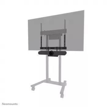 Kit ραφιού videobar και laptop Neomounts AV60-500BL για οθόνες 43–110 ιντσών, VESA έως 600x400, μέγ. φορτίο 8 kg, πλάτος 900 mm