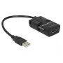Καλώδιο USB DeLOCK 62588 0,15 m USB A Μαύρο