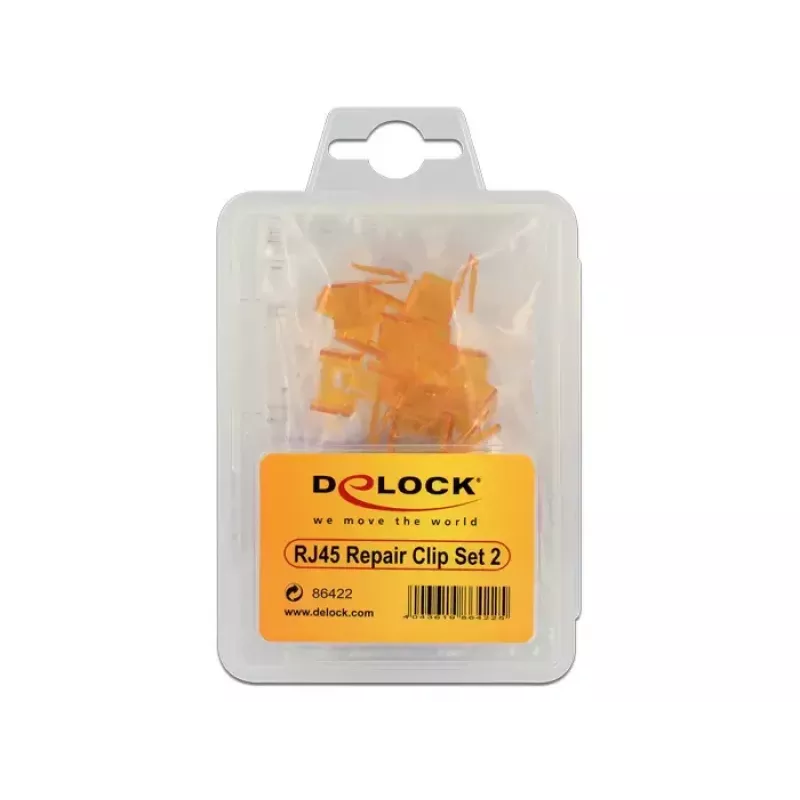 Κλιπ καλωδίου DeLOCK 86422 πολύχρωμο 40 τεμ.