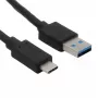 Καλώδιο USB Helos 181542 USB 3.2 Gen 2 1 m USB A USB C μαύρο