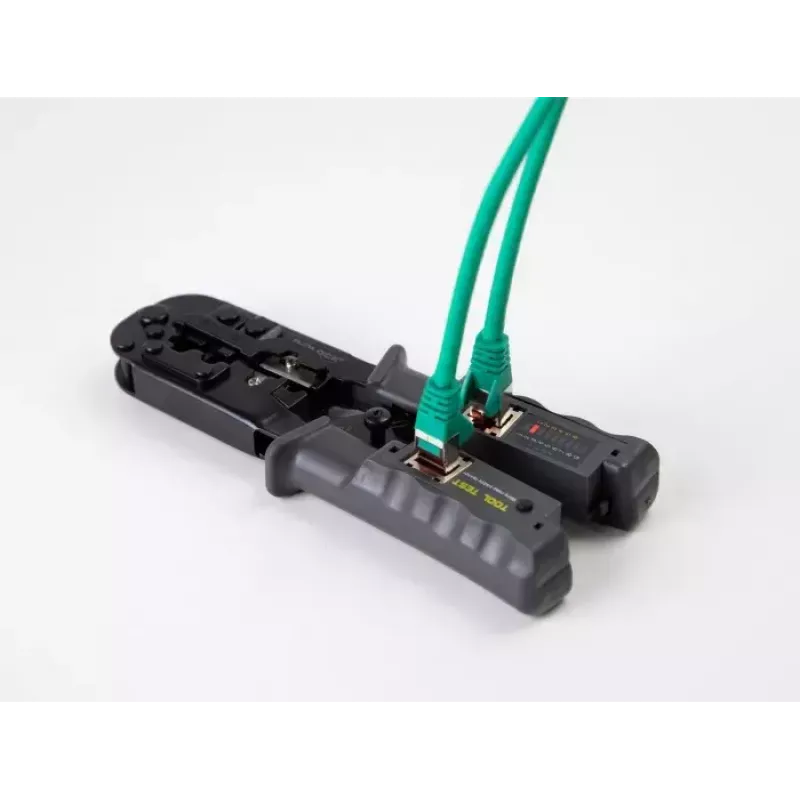 Πένσα πρέσας με απογυμνωτή και tester δικτύου DeLOCK 90510